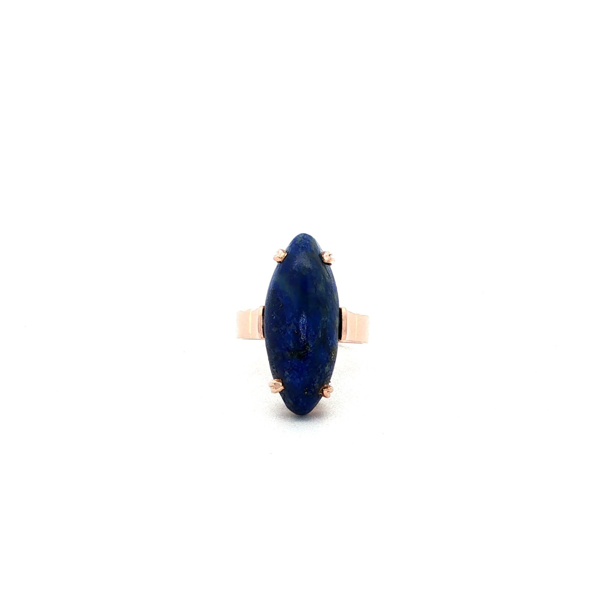 "Feel the Earth" Vintage 18 Karat Gelbgold Ring mit Opal