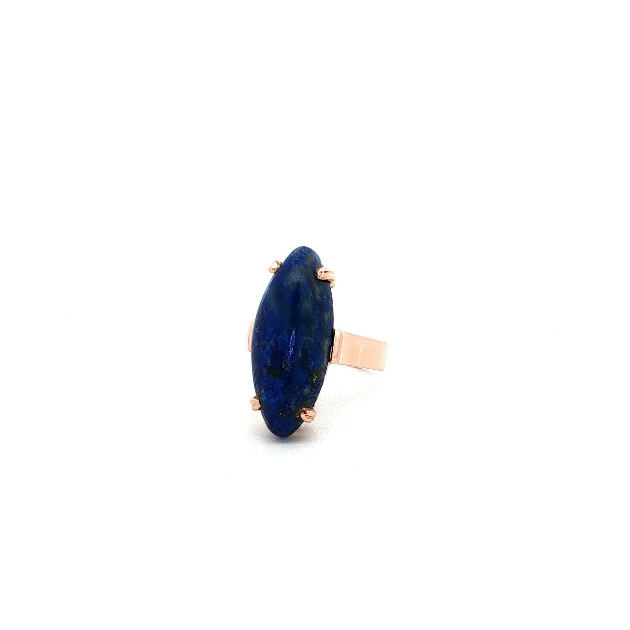 "Feel the Earth" Vintage 18 Karat Gelbgold Ring mit Opal