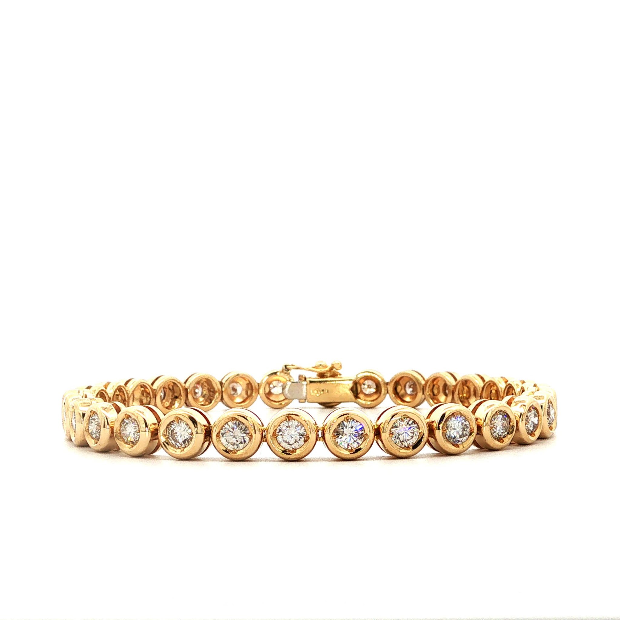 "Game set match"Tennisarmband in 18 Karat GG mit Brillanten