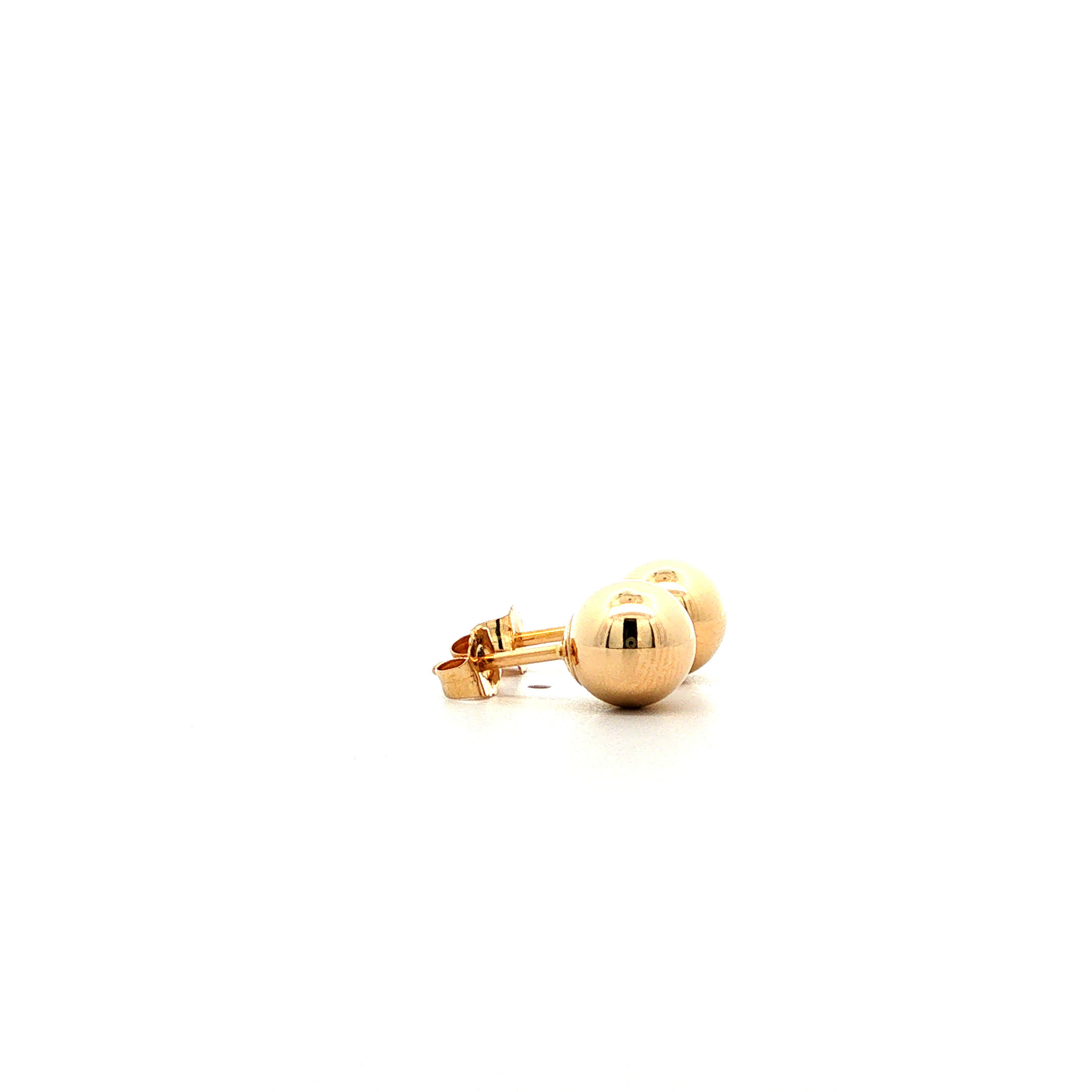 "Golden Ball" Vintage Ohrstecker in 14kt Gelbgold - Juwelier Steiger