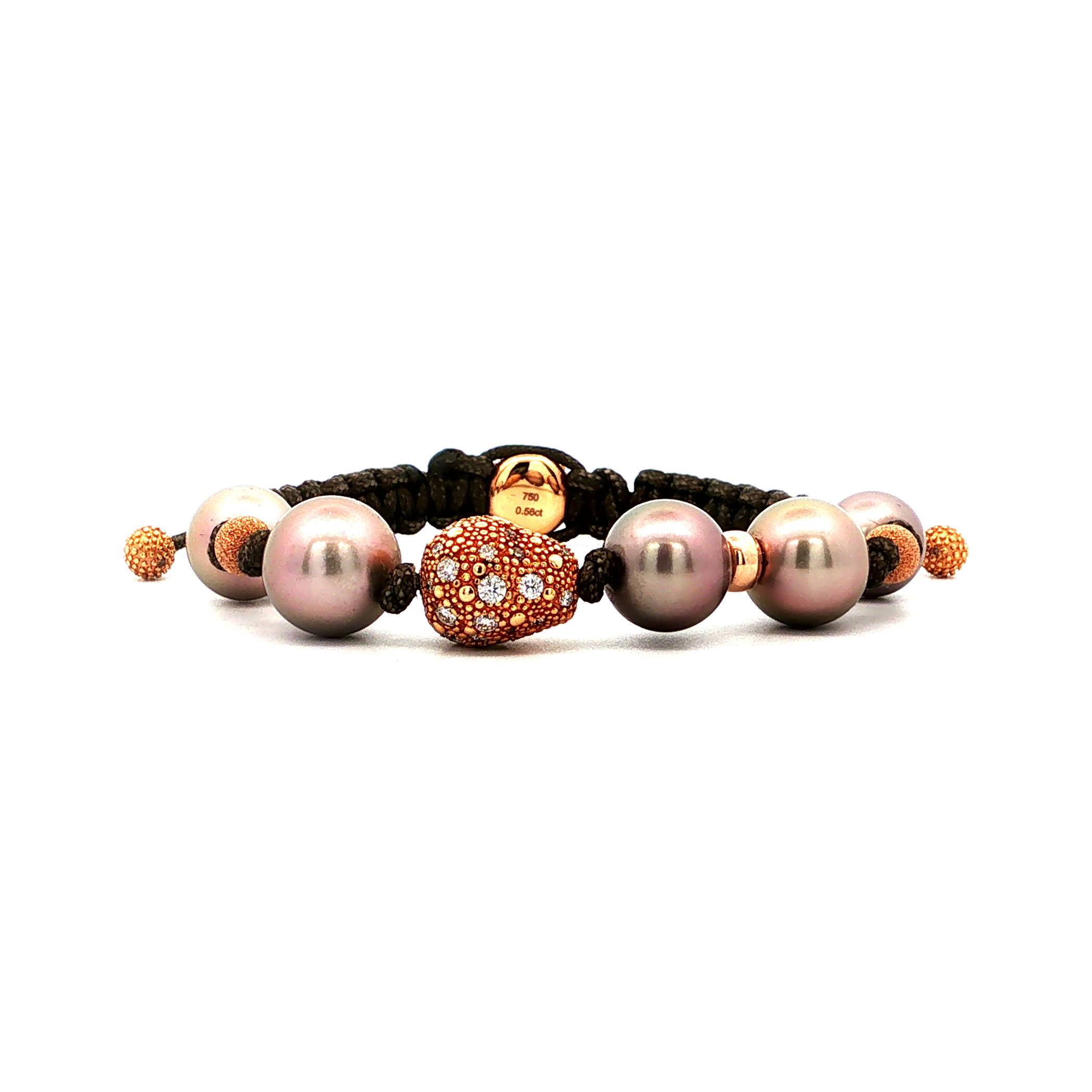 "Golden Lagoon" - Modernes Armband mit Perlen & Brillanten mit 18kt Gelbgold aus 750er Gelbgold - Juwelier Steiger