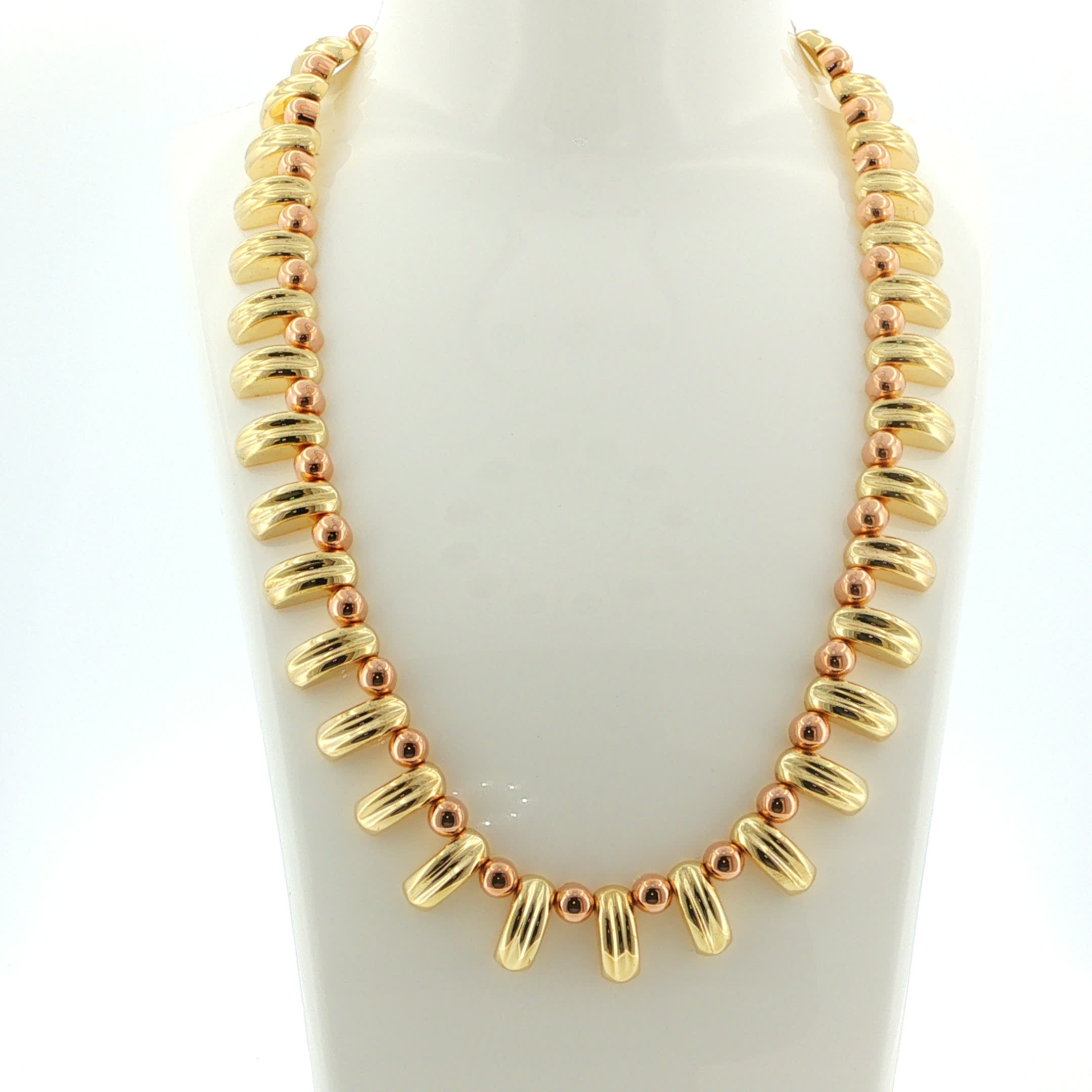 "Golden Rhythm" - Vintage Collier aus 14 Karat Gold - Juwelier Steiger
