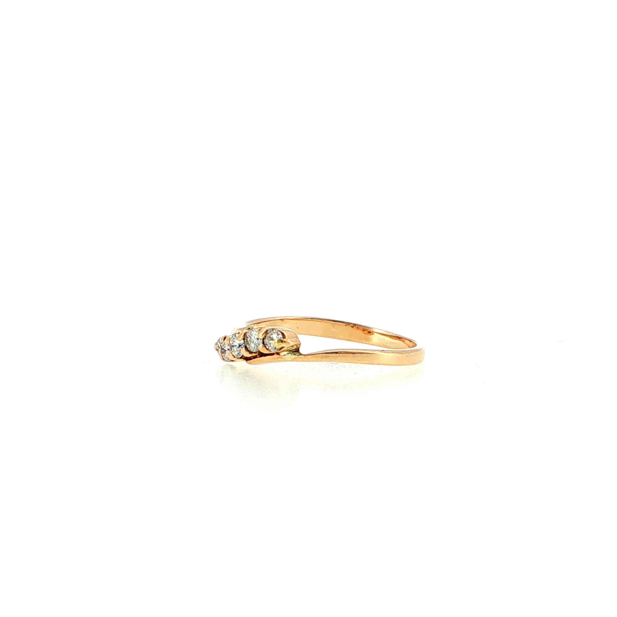 "Little Goldy" - Vintage Ring in 18kt Gelbgold mit Brillanten - Juwelier Steiger