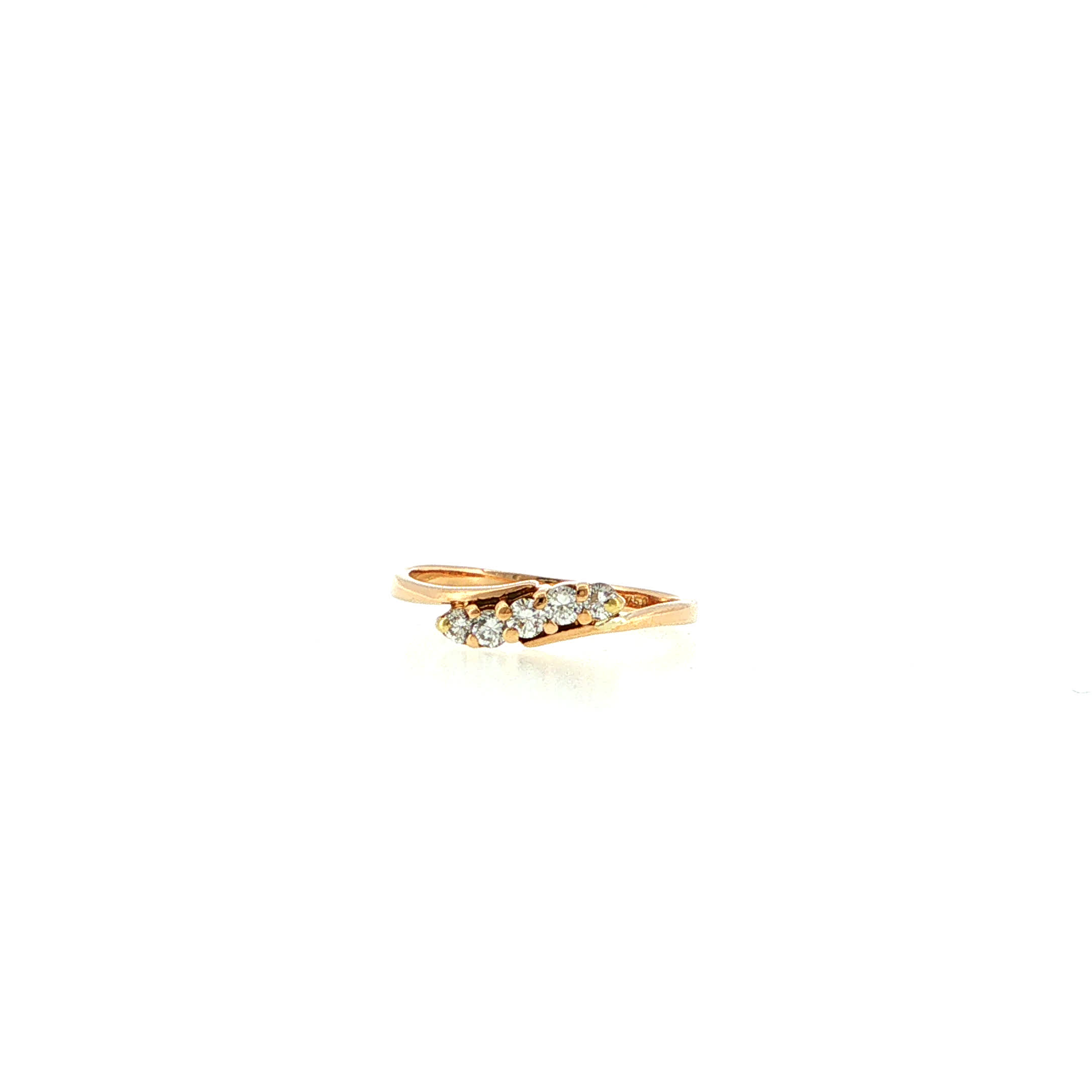 "Little Goldy" - Vintage Ring in 18kt Gelbgold mit Brillanten - Juwelier Steiger