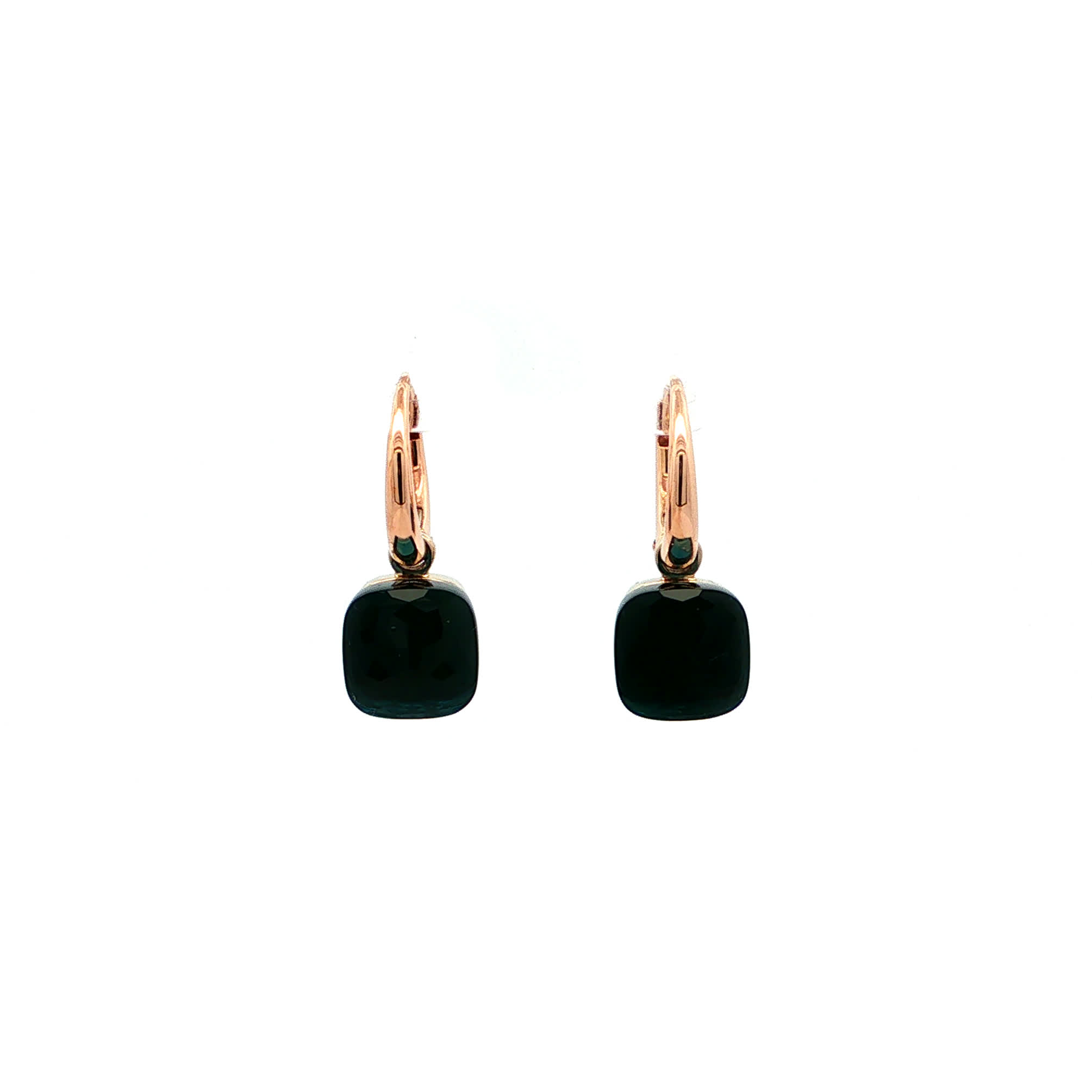 "London Calling" Moderne Ohrringe von Pomellato in 18kt Rosegold mit London Topas - Juwelier Steiger