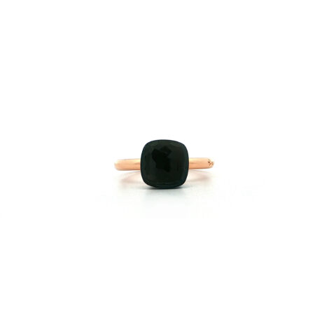 "London Calling" - Moderner Ring von Pomellato in 18kt Rosegold mit London Topas