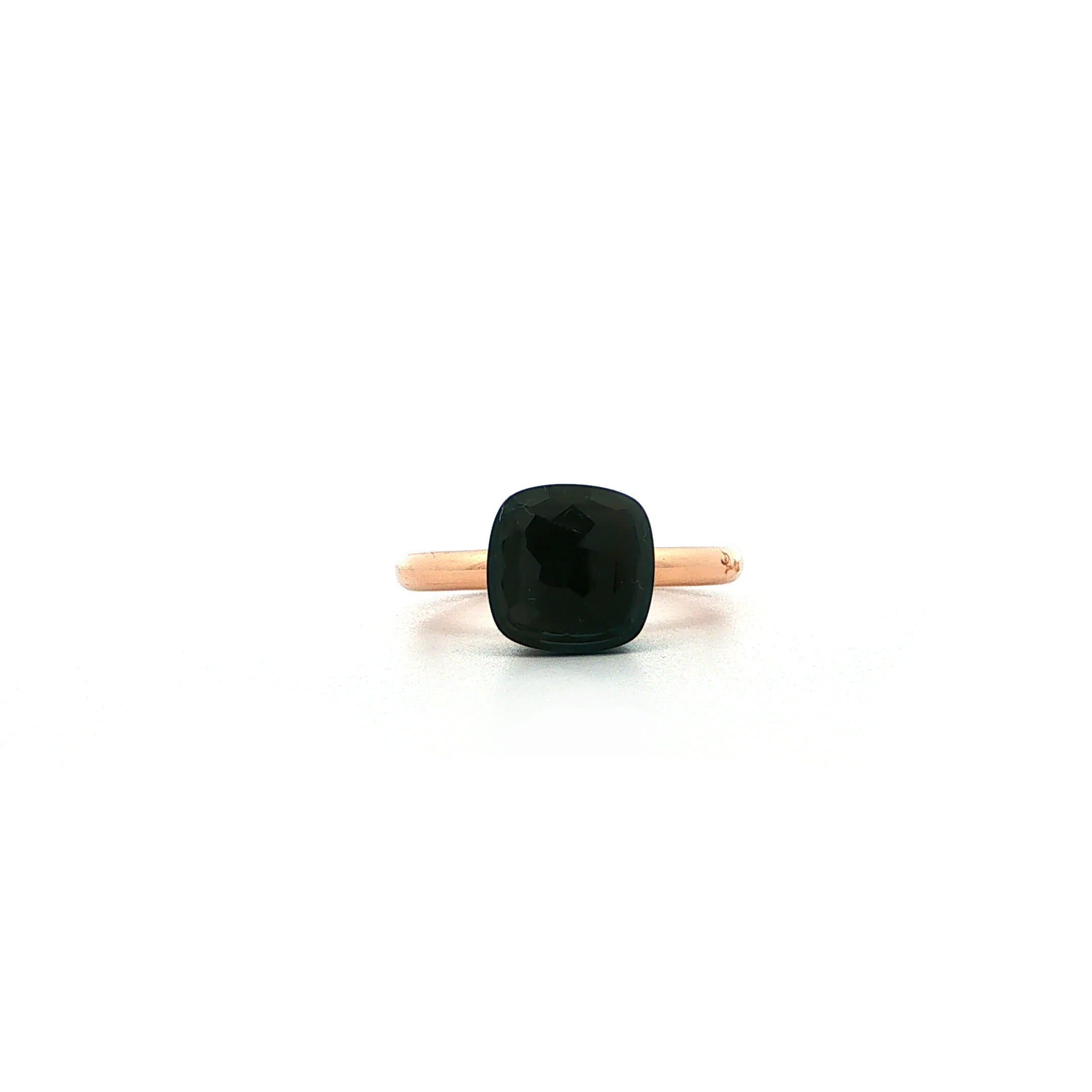 "London Calling" - Moderner Ring von Pomellato in 18kt Rosegold mit London Topas - Juwelier Steiger