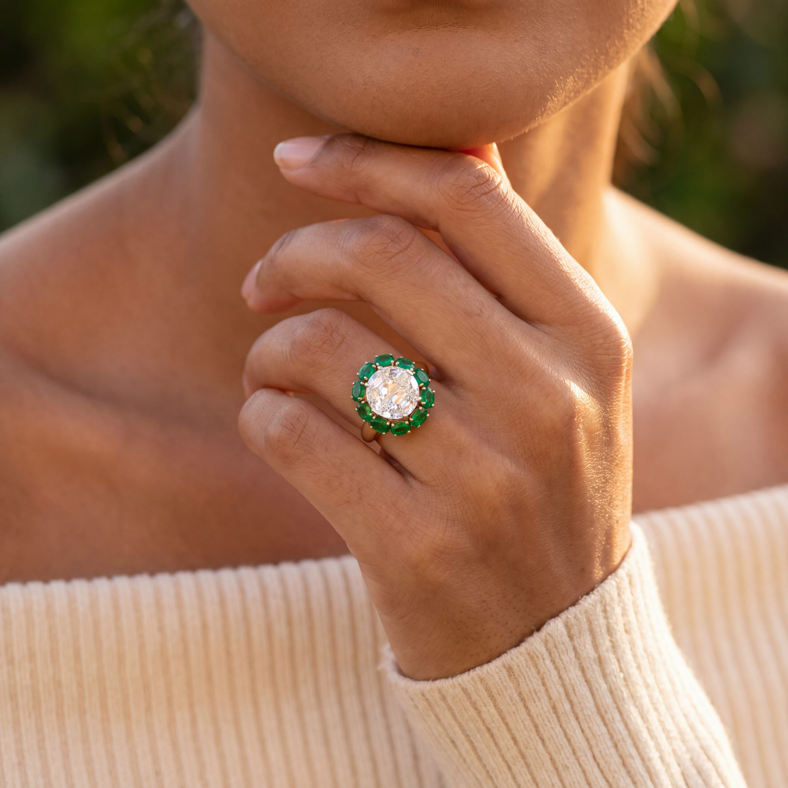 "Moon Star" - Vintage Ring 18 Karat Gelbgold - Juwelier Steiger