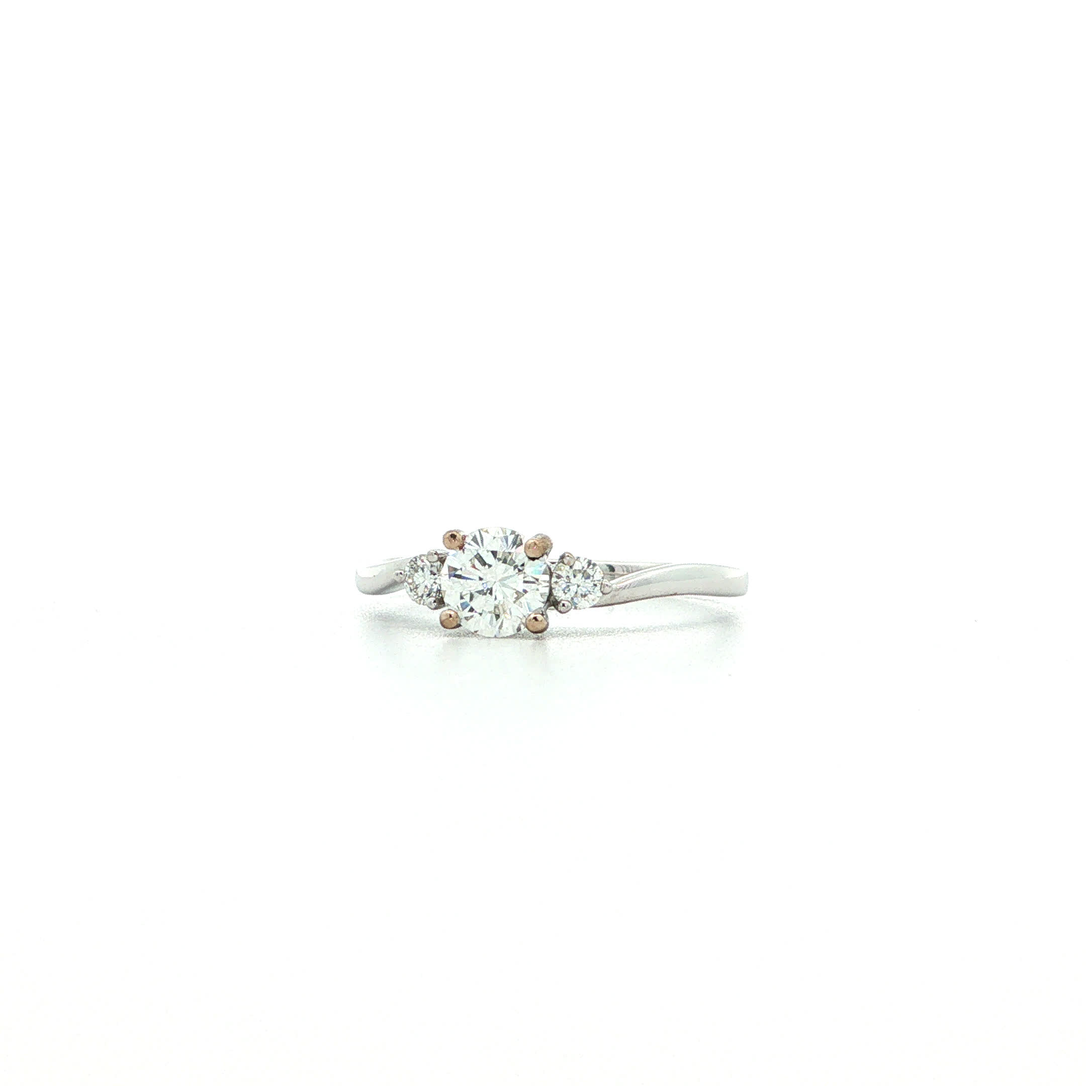"White light" - Moderner Solitär Ring 0,59ct. in 18kt Weißgold - Juwelier Steiger