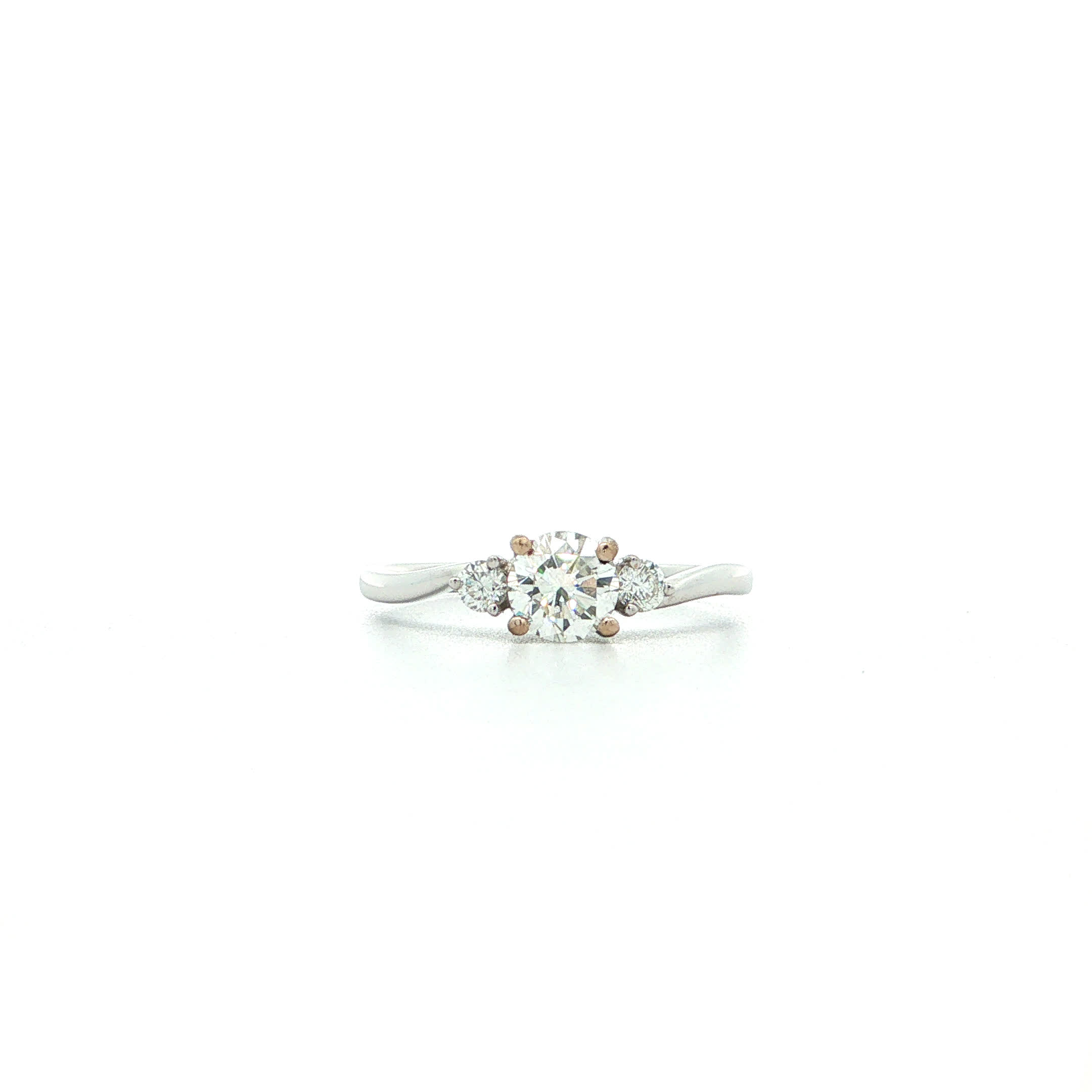 "White light" - Moderner Solitär Ring 0,59ct. in 18kt Weißgold - Juwelier Steiger